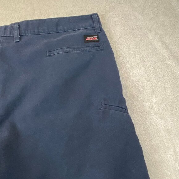Dickies Mens Work Shorts Size 38 Chino Flat Front Casual Summer Classic Navy - Picture 9 of 12
